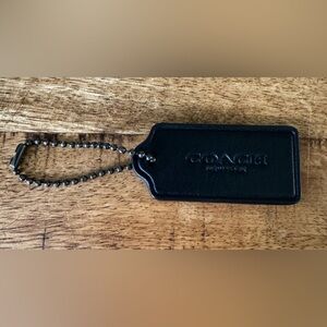 Coach Black Leather Replacement Hangtag